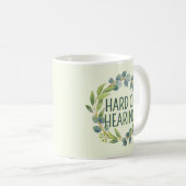 Botanical Hard of Hearing Green Deafness Kaffeetasse (VorderseiteRechts)