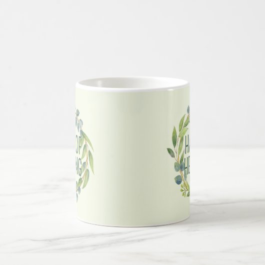 Botanical Hard of Hearing Green Deafness Kaffeetasse (Mittel)