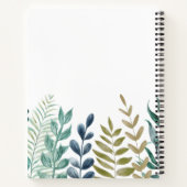 Botanical Harmony Personalized Journal Notizblock (Rückseite)