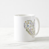 Botanical Heart Apothecary Pharmacy Flower Kaffeetasse (VorderseiteRechts)