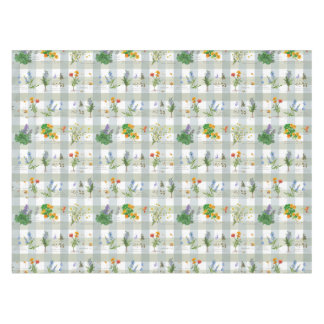 Botanical Herbal checkered Tischdecke