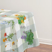 Botanical Herbal checkered Tischdecke (Beispiel)
