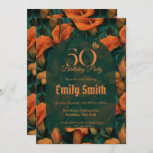 Botanical Inspired Call Lilies Fantasy Outdoor  Einladung (Vorne/Hinten)