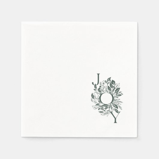 Botanical Joy Paper Napkin Serviette (Vorderseite)