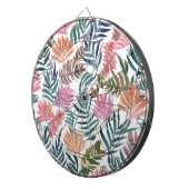 Botanical Leaves Watercolor | Floral Colorful Leaf Dartscheibe (Vorderseite rechts)