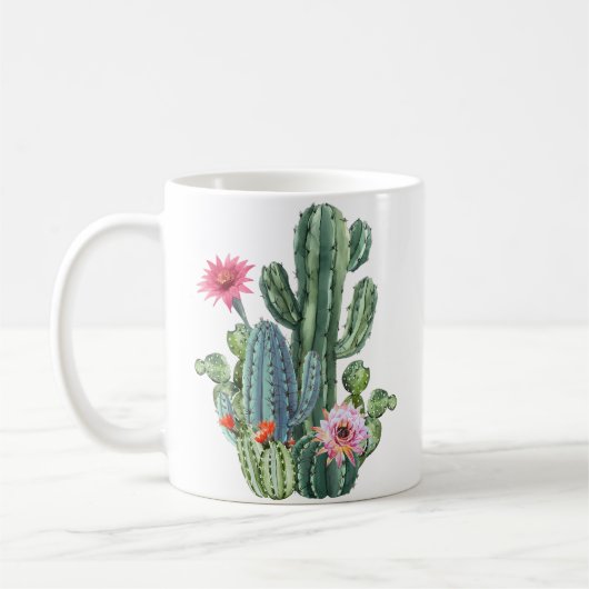 Botanical Mens Cactus Plant Lover Gift Gardening G Kaffeetasse (Links)
