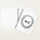 Botanical Monogram Wreath Notebook Planer (Anzeige)