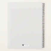 Botanical Monogram Wreath  Planer (Rückseite)