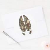 Botanical Moose Hoof Birch Bog Nature Sticker (Umschlag)