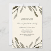 Botanical Mother's Day Brunch Card Einladung (Vorderseite)