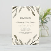 Botanical Mother's Day Brunch Card Einladung (Stehend Vorderseite)