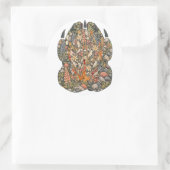 Botanical Mountain Goat Hoof Alpine Nature Sticker (Tasche)