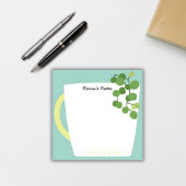 Botanical Mug Sticky Notes - Greenhouse Post-it Klebezettel