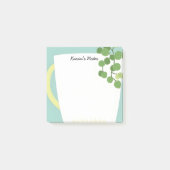 Botanical Mug Sticky Notes - Greenhouse Post-it Klebezettel (Vorderseite)