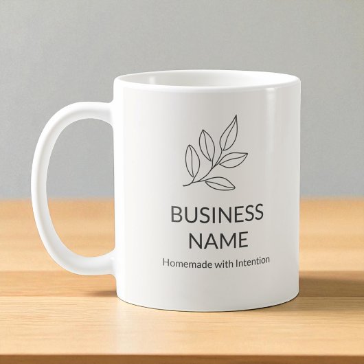 Botanical Neutral Minimalist Small Business Kaffeetasse