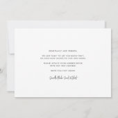 Botanical New Roots Boho Moving Announctions Card Mitteilungskarte (Rückseite)