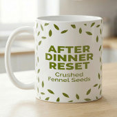 Botanical Pantry Label Fennel Recipe Kaffeetasse