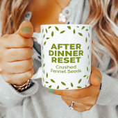 Botanical Pantry Label Fennel Recipe Kaffeetasse