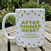 Botanical Pantry Label Fennel Recipe Kaffeetasse