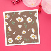 Botanical Paper Napkins, Flower Print Napkins Serviette