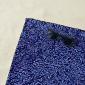 Botanical Pattern in Blue 1 Strandtuch (Beispiel)