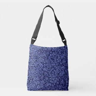 Botanical Pattern in Blue 1 Tragetaschen Mit Langen Trägern