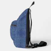 Botanical Pattern in Blue 2 Crossbody Bag (Rechts)