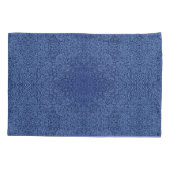 Botanical Pattern in Blue 2 Kissenbezug (Rückseite)