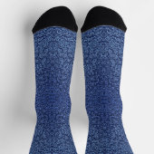 Botanical Pattern in Blue 2 Socken (Oben)