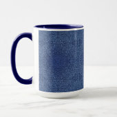 Botanical Pattern in Blue 2 Tasse (Links)