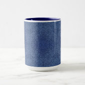 Botanical Pattern in Blue 2 Tasse (Zentrum)