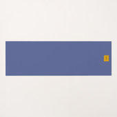 Botanical Pattern in Blue 2 Yogamatte (Rückseite (Horizontal))