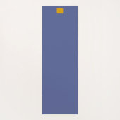 Botanical Pattern in Blue 2 Yogamatte (Rückseite)