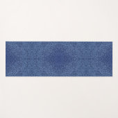 Botanical Pattern in Blue 2 Yogamatte (Vorderseite (Horizontal))