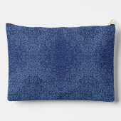 Botanical Pattern in Blue 2 Zubehörtasche (Rückseite)