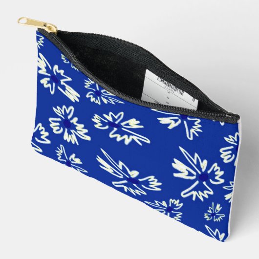 botanical pattern zubehörtasche (Offen)