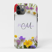 Botanical Phone Case with Wildflowers | iPhone  (Rückseite)