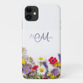 Botanical Phone Case with Wildflowers | iPhone  (Rückseite)
