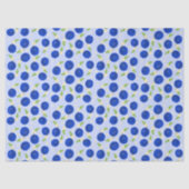 Botanical Plums Collection Blue Seidenpapier (Vorderseite)