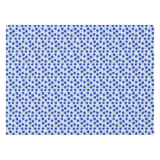 Botanical Plums Collection Blue Tischdecke (Vorderseite (Horizontal))