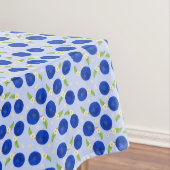 Botanical Plums Collection Blue Tischdecke (Beispiel)