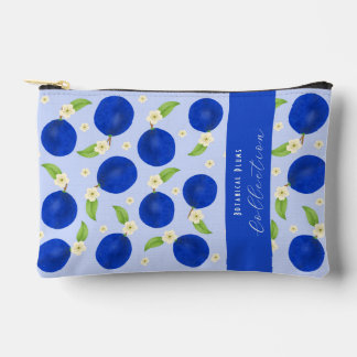 Botanical Plums Collection Blue Zubehörtasche