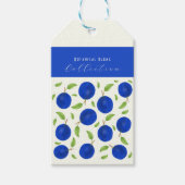 Botanical Plums Collection Ivory Geschenkanhänger (Vorderseite)