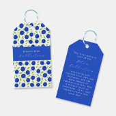 Botanical Plums Collection Ivory Geschenkanhänger