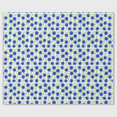 Botanical Plums Collection Ivory Geschenkpapier (Flach)