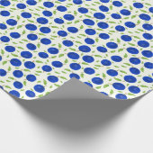 Botanical Plums Collection Ivory Geschenkpapier (Ecke)