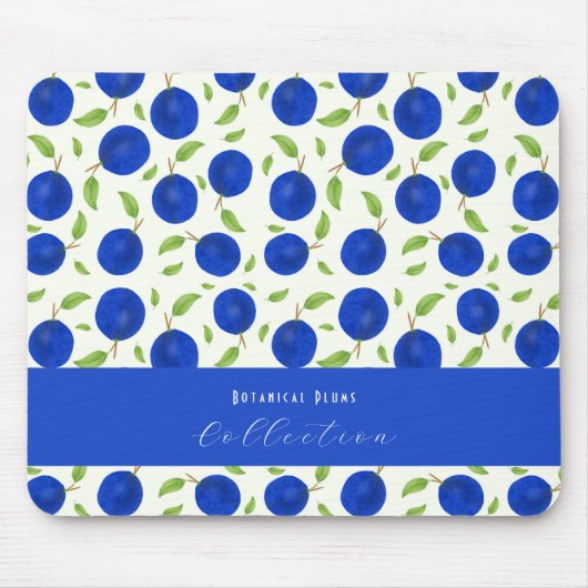 Botanical Plums Collection Ivory Mousepad (Vorne)