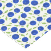 Botanical Plums Collection Ivory Tischdecke (Schrägansicht)