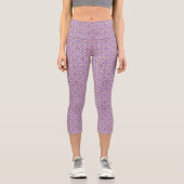 Botanical Pop - Berry Capri Leggings (Vorderseite)