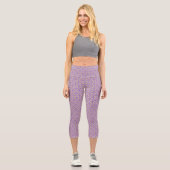 Botanical Pop - Berry Capri Leggings (Vorderseite)